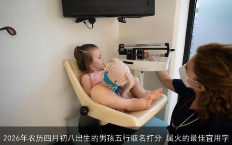 2026年农历四月初八出生的男孩五行取名打分 属火的最佳宜用字