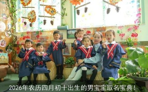 2026年农历四月初十出生的男宝宝取名宝典！
