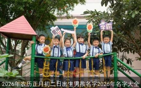 2026年农历正月初二日出生男孩名字2026年名字大全