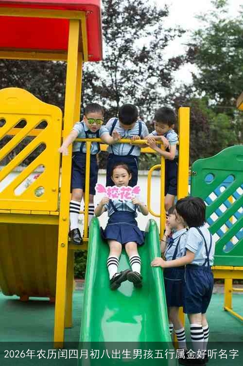 2026年农历闰四月初八出生男孩五行属金好听名字
