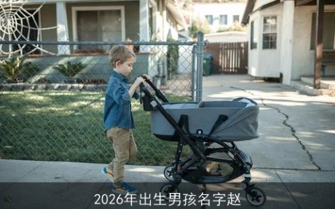 2026年出生男孩名字赵