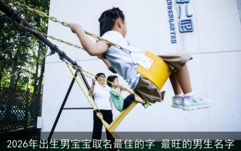 2026年出生男宝宝取名最佳的字 最旺的男生名字