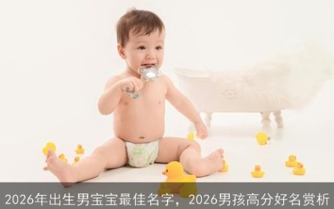 2026年出生男宝宝最佳名字，2026男孩高分好名赏析