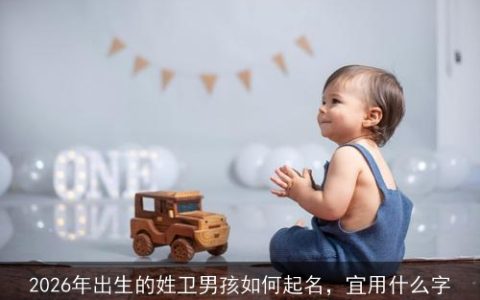 2026年出生的姓卫男孩如何起名，宜用什么字
