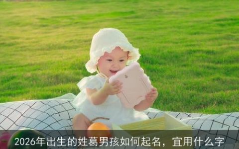 2026年出生的姓葛男孩如何起名，宜用什么字
