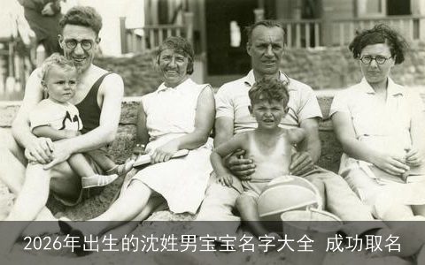 2026年出生的沈姓男宝宝名字大全 成功取名