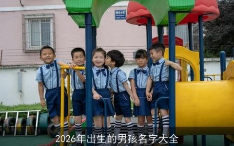 2026年出生的男孩名字大全