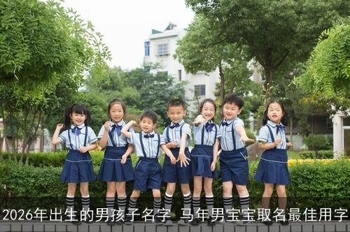 2026年出生的男孩子名字 马年男宝宝取名最佳用字