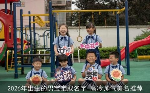 2026年出生的男宝宝取名字 高冷帅气美名推荐