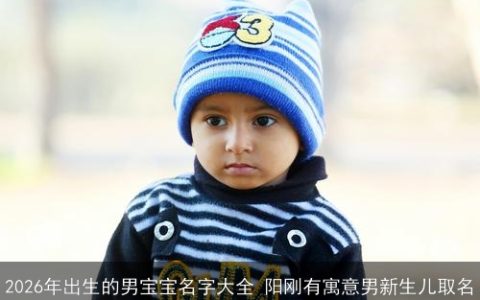 2026年出生的男宝宝名字大全 阳刚有寓意男新生儿取名