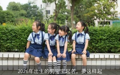 2026年出生的男宝宝起名，要这样起