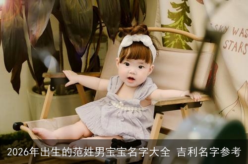 2026年出生的范姓男宝宝名字大全 吉利名字参考
