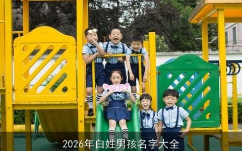 2026年白姓男孩名字大全
