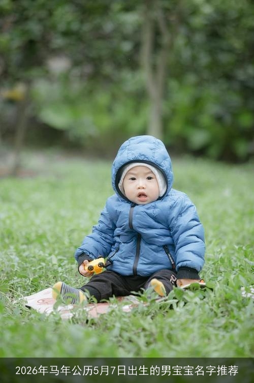 2026年马年公历5月7日出生的男宝宝名字推荐