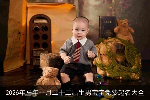 2026年马年十月二十二出生男宝宝免费起名大全