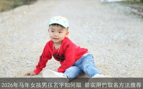 2026年马年女孩男孩名字如何取 最实用的取名方法推荐