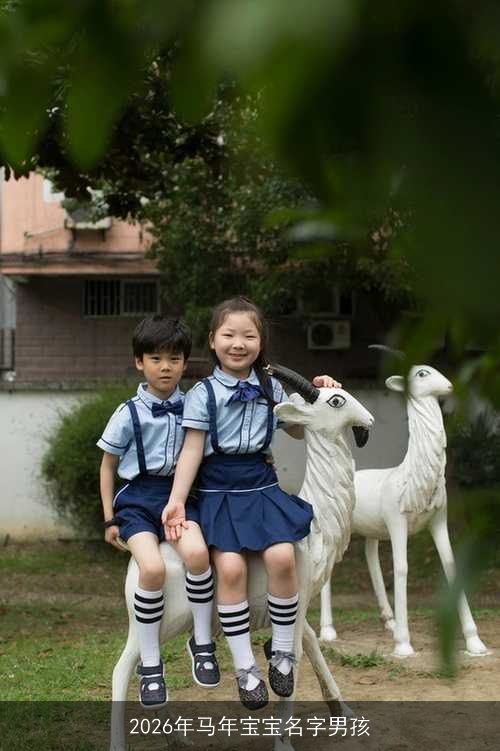 2026年马年宝宝名字男孩