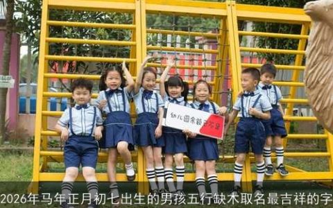 2026年马年正月初七出生的男孩五行缺木取名最吉祥的字