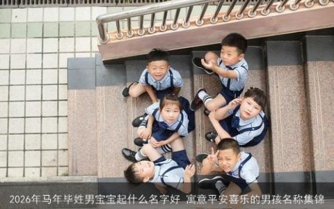 2026年马年毕姓男宝宝起什么名字好 寓意平安喜乐的男孩名称集锦