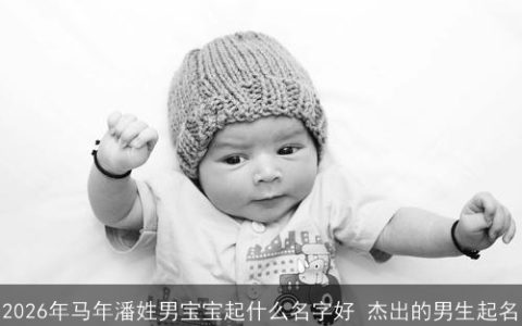 2026年马年潘姓男宝宝起什么名字好 杰出的男生起名