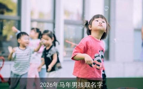 2026年马年男孩取名字