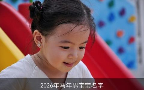 2026年马年男宝宝名字