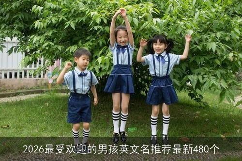 2026最受欢迎的男孩英文名推荐最新480个