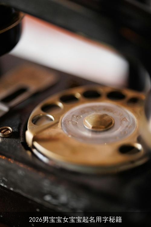 2026男宝宝女宝宝起名用字秘籍