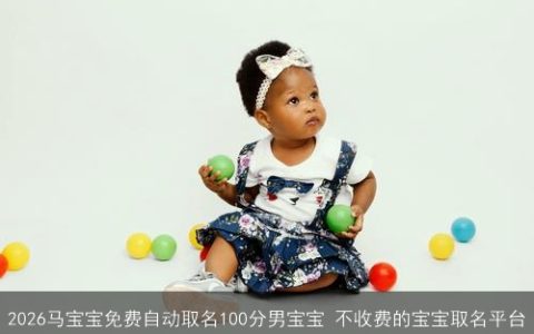 2026马宝宝免费自动取名100分男宝宝 不收费的宝宝取名平台