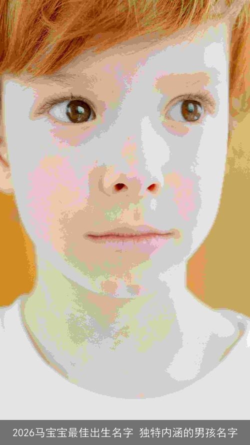 2026马宝宝最佳出生名字 独特内涵的男孩名字