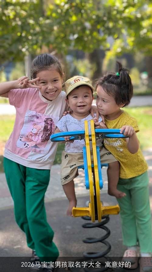 2026马宝宝男孩取名字大全 寓意好的