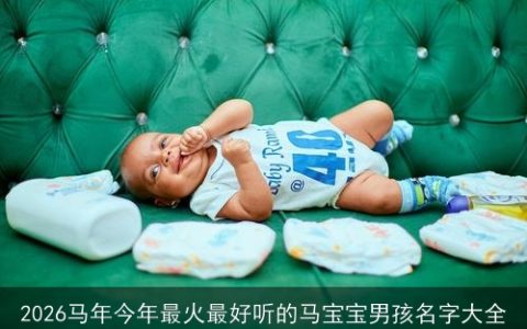 2026马年今年最火最好听的马宝宝男孩名字大全