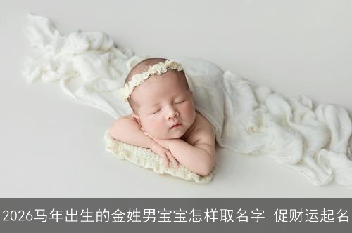 2026马年出生的金姓男宝宝怎样取名字 促财运起名