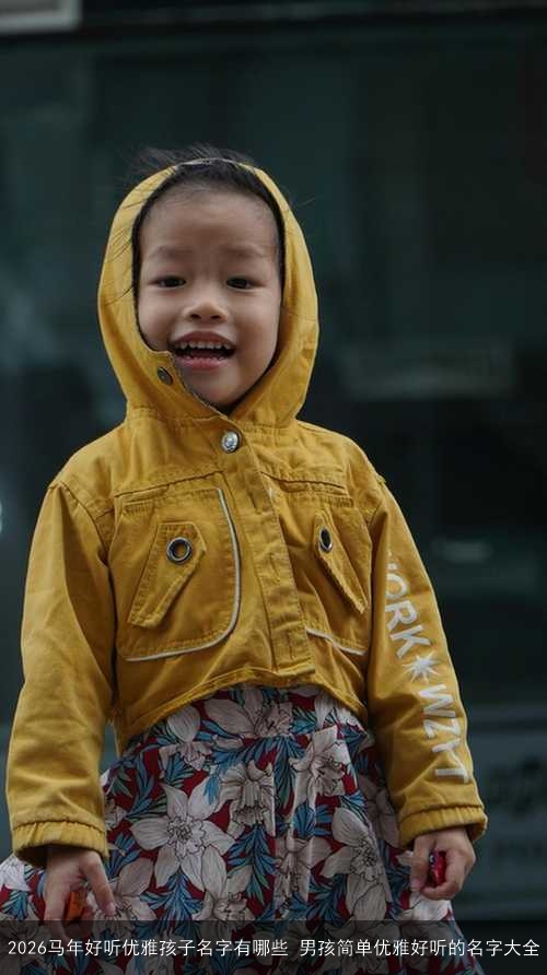 2026马年好听优雅孩子名字有哪些 男孩简单优雅好听的名字大全