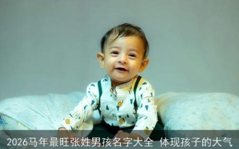 2026马年最旺张姓男孩名字大全 体现孩子的大气