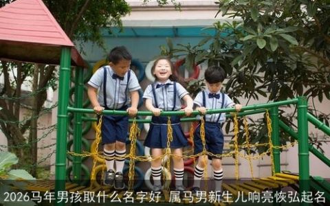2026马年男孩取什么名字好 属马男新生儿响亮恢弘起名