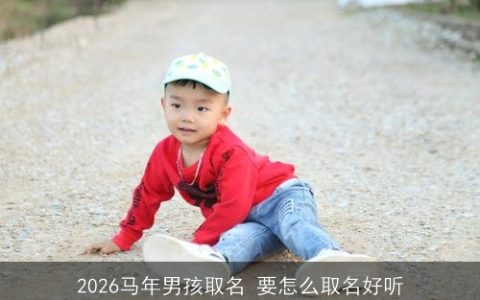2026马年男孩取名 要怎么取名好听