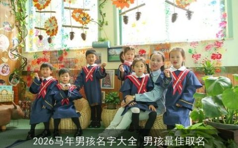 2026马年男孩名字大全 男孩最佳取名