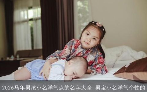 2026马年男孩小名洋气点的名字大全 男宝小名洋气个性的