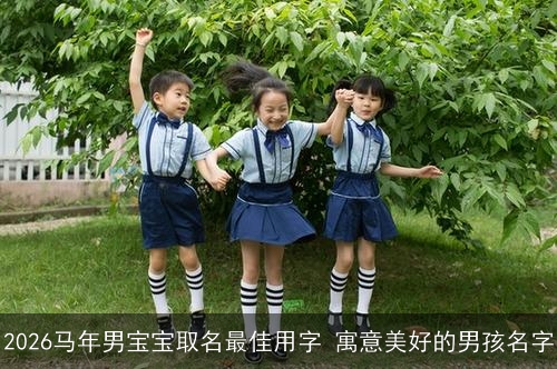 2026马年男宝宝取名最佳用字 寓意美好的男孩名字