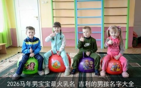 2026马年男宝宝最火乳名 吉利的男孩名字大全