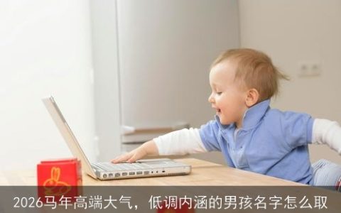 2026马年高端大气，低调内涵的男孩名字怎么取