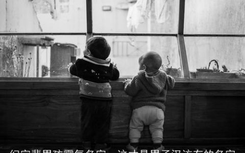 纪字辈男孩霸气名字，这才是男子汉该有的名字