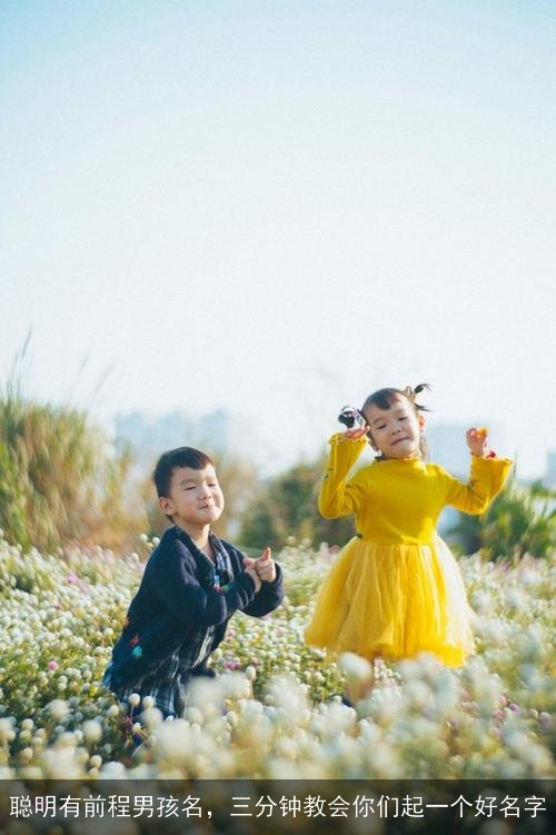 聪明有前程男孩名，三分钟教会你们起一个好名字