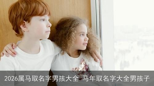2026属马取名字男孩大全 马年取名字大全男孩子