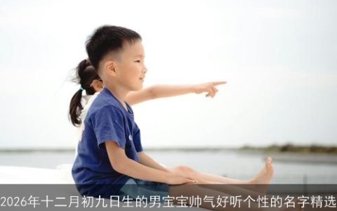2026年十二月初九日生的男宝宝帅气好听个性的名字精选