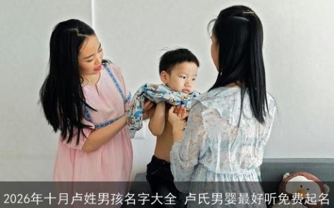 2026年十月卢姓男孩名字大全 卢氏男婴最好听免费起名