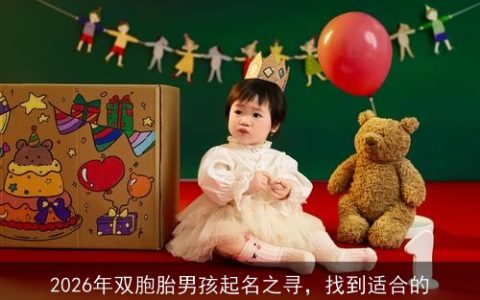 2026年双胞胎男孩起名之寻，找到适合的