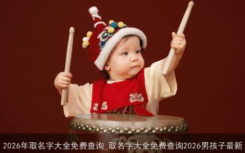 2026年取名字大全免费查询_取名字大全免费查询2026男孩子最新