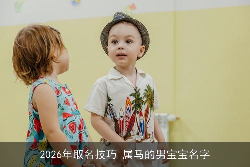 2026年取名技巧 属马的男宝宝名字